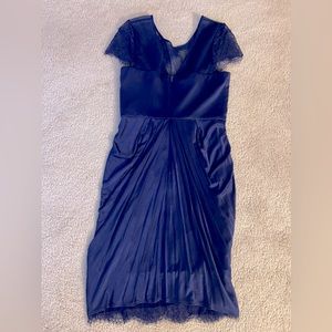 BCBG blue cocktail dress
